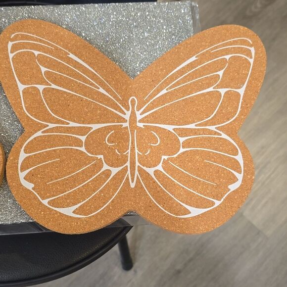 Dolly Parton Butterfly Shaped Cork Trivets - Picture 7 of 9